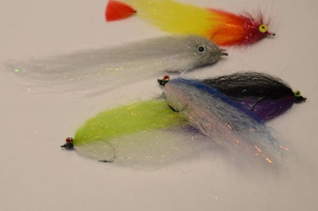 Enkele snoek streamers van Fly & Spin Hengelsport