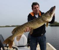 Johan met zijn prachtige 109 cm snoek !!!