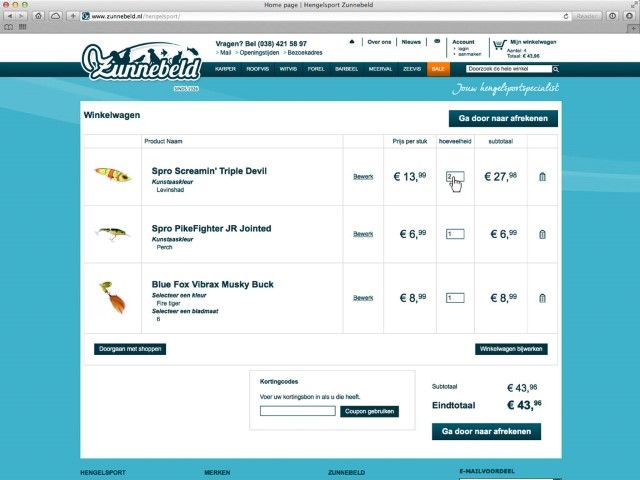 Snel en gemakkelijk afrekenen