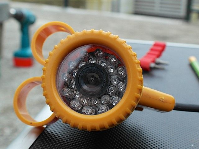De camera die gebruikt werd