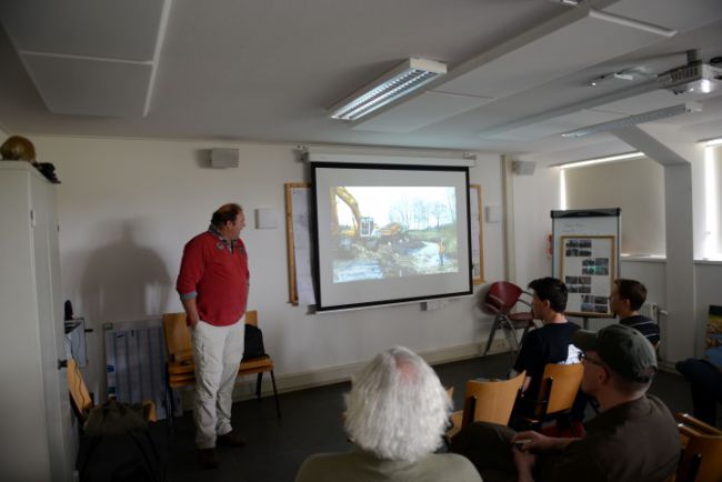 Henk Mensinga presenteert het unieke zeeforel project in Groningen-Drenthe