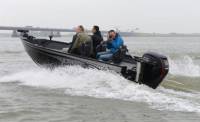De Mercury 115 PK achter een Lund 1750 Rebel XS