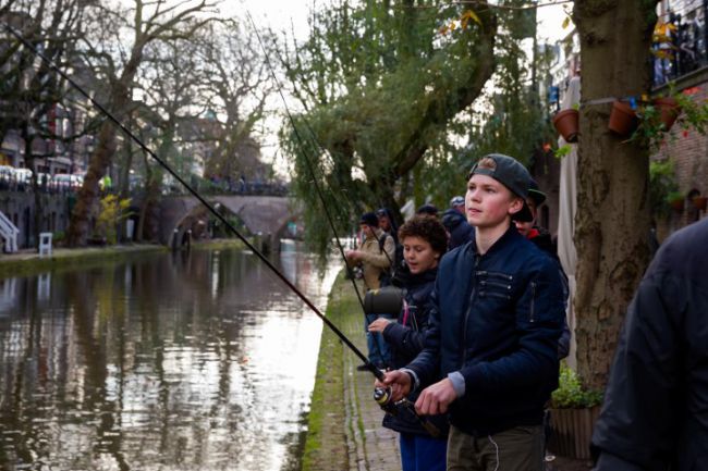 Streetfishing in Utrecht