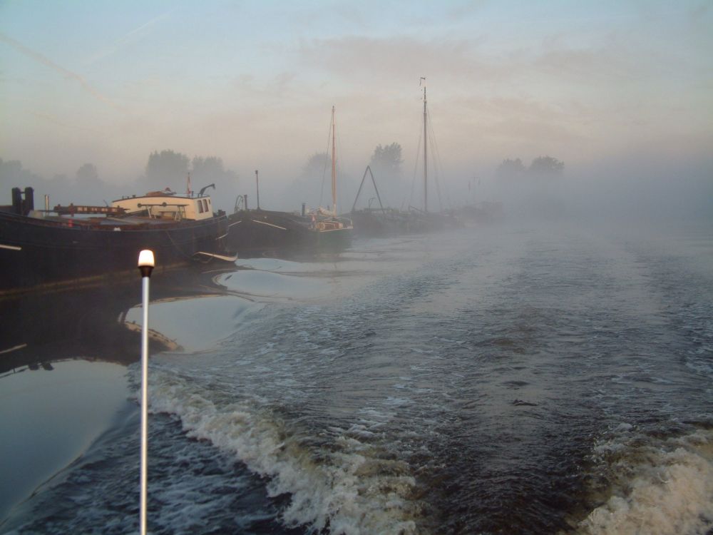 Schitterend, als een dag op de Vecht zo mag beginnen